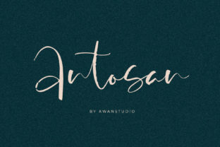 Antosan: A Whimsical Handwritten Font for Modern Branding