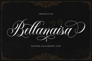 Bellanaisa: A Script Font That Elevates Your Craft Projects