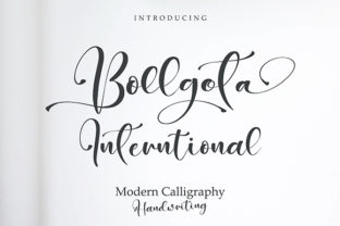 Bollgota: A Handwritten Font with Bold Charm