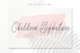 Children Signature Font: Friendly, Consistent Branding for Small Businesses