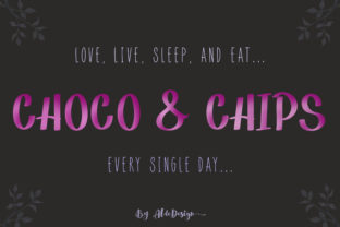 Choco Chips: A Script Font for Dynamic Web Design