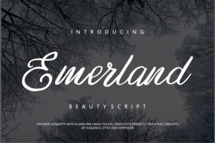 Emerland: A Handwritten Font for Crafting with Purpose