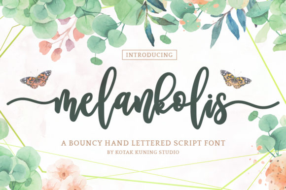 Font That Feels Like a Handwritten Note: Melankolis for Real Business