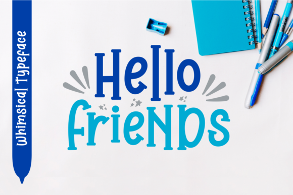 Hello Friends: A Font That Brings Warmth to Every Craft Project
