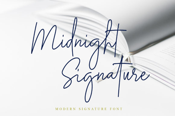 Midnight Signature: A Handwritten Font That Feels Like Your Brand’s True Voice