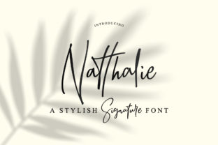 Natthalie: A Refreshing Handwritten Font for Modern Branding