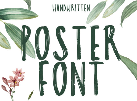 Poster: A Timeless Handwritten Font for Modern Branding
