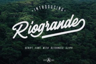 Riogrande: A Romantic Handwritten Font for Crafters & Sellers