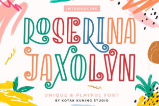 Roserina Jaxolyn: A Playful Handwritten Font That Elevates Real Small Business Branding