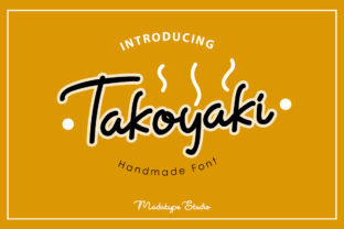 Takoyaki: A Bold Script Font for Digital Branding