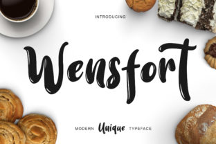 Wensfort: A Playful Handwritten Font for Editorial Design